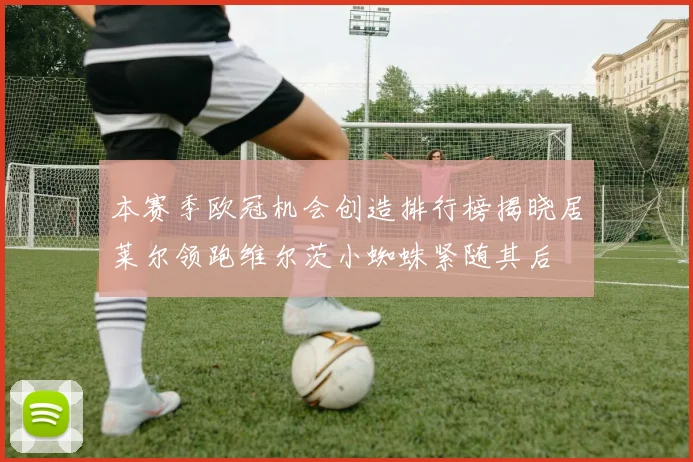 本赛季欧冠机会创造排行榜揭晓居莱尔领跑维尔茨小蜘蛛紧随其后